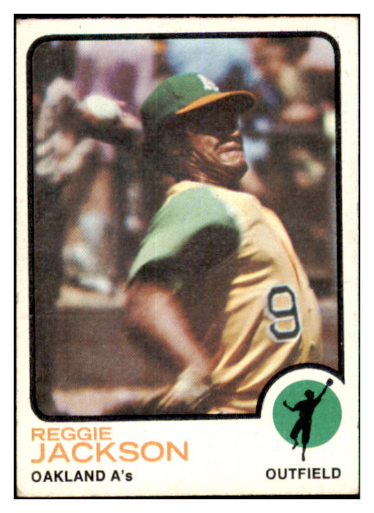 1973 Topps Baseball #255 Reggie Jackson A's VG-EX 440599