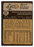 1973 Topps Baseball #255 Reggie Jackson A's VG-EX 440599