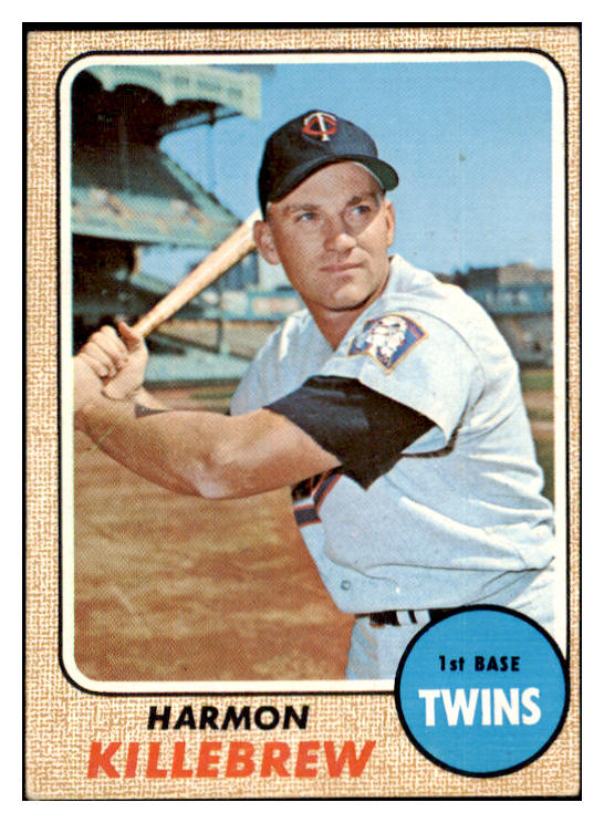 1968 Topps Baseball #220 Harmon Killebrew Twins EX 440621