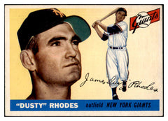 1955 Topps Baseball #001 Dusty Rhodes Giants EX-MT/NR-MT 440633