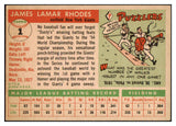 1955 Topps Baseball #001 Dusty Rhodes Giants EX-MT/NR-MT 440633