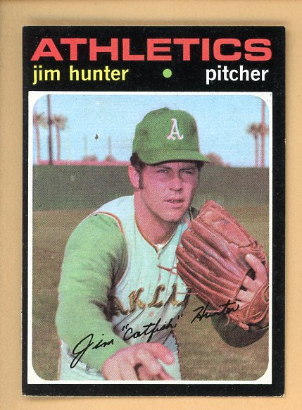 1971 Topps Baseball #045 Catfish Hunter A's EX-MT 440662