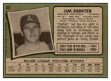 1971 Topps Baseball #045 Catfish Hunter A's EX-MT 440662