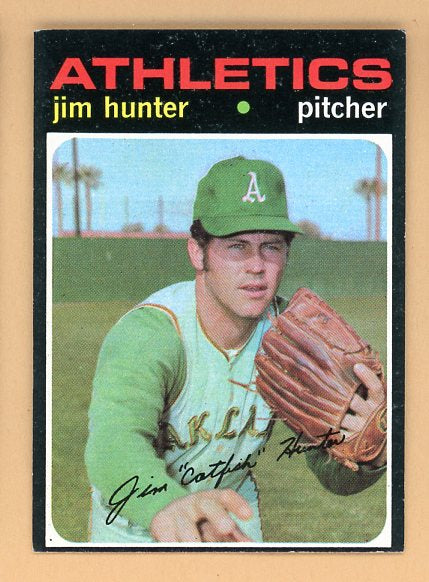 1971 Topps Baseball #045 Catfish Hunter A's EX-MT 440663