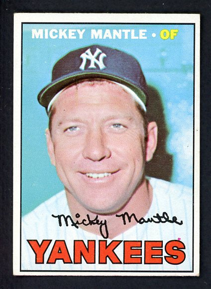 1967 Topps Baseball #150 Mickey Mantle Yankees EX-MT 440689