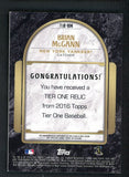2016 Topps Tier One TIR-BM Brian McCann Yankees 441028