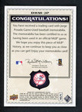 2009 SP Legendary Cuts DHM-JP Jorge Posada Yankees 441039