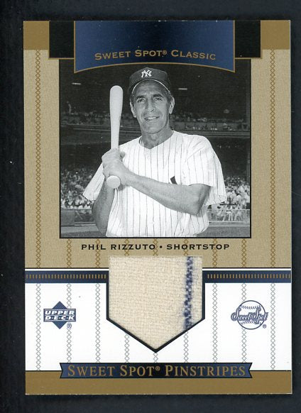 2002 UD Sweet Spot SP-PR Phil Rizzuto Yankees 441044