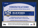 2016 Topps All Star Stitches ASTIT-DB Dellin Betances Yankees 441059