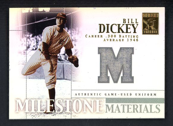 2002 Topps Tribute Milestone Bill Dickey Yankees 441061