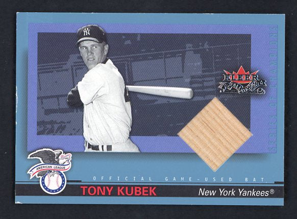 2002 Fleer Fall Classics SOC-TK Tony Kubek Yankees 441074