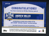 2016 Topps Stitches ASTIT-AM Andrew Miller Yankees 441084