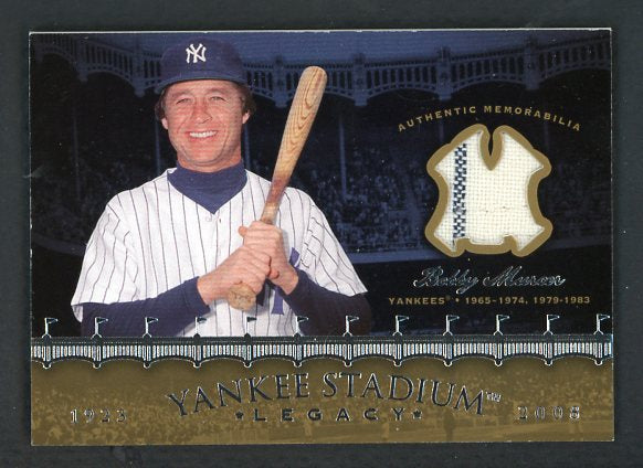 2008 UD Yankee Stadium YSM-MU Bobby Murcer Yankees 441087