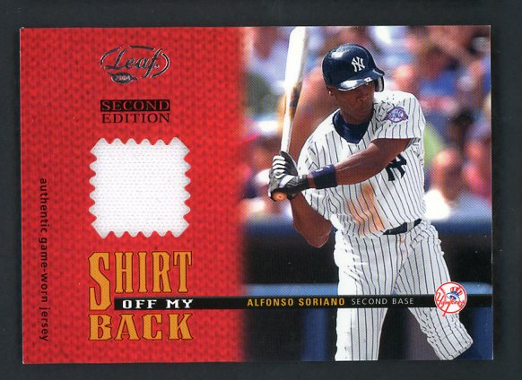 2003 Leaf Second Edition Somb-7 Alfonso Soriano Yankees 441098