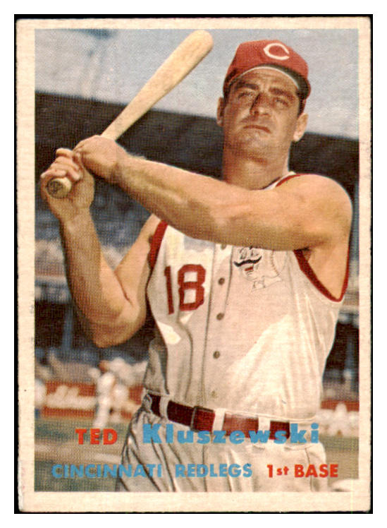 1957 Topps Baseball #165 Ted Kluszewski Reds VG-EX 441159
