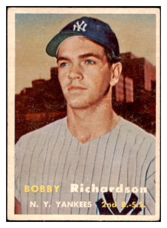 1957 Topps Baseball #286 Bobby Richardson Yankees EX-MT 441180