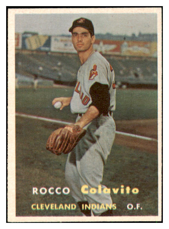 1957 Topps Baseball #212 Rocky Colavito Indians NR-MT 441181