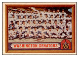 1957 Topps Baseball #270 Washington Senators Team EX-MT/NR-MT 441187