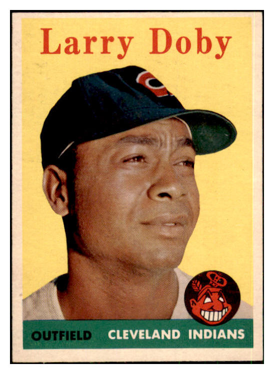 1958 Topps Baseball #424 Larry Doby Indians EX-MT 441194