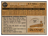 1960 Topps Baseball #377 Roger Maris Yankees VG 441288