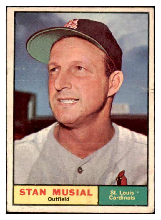 1961 Topps Baseball #290 Stan Musial Cardinals VG-EX 441310