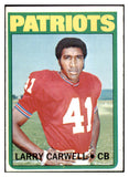 1972 Topps Football #299 Larry Carwell Patriots EX-MT 441340