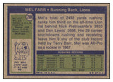 1972 Topps Football #288 Mel Farr Lions EX-MT 441345
