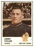 1961 Fleer Football #089 Jim Taylor Packers EX-MT 441360