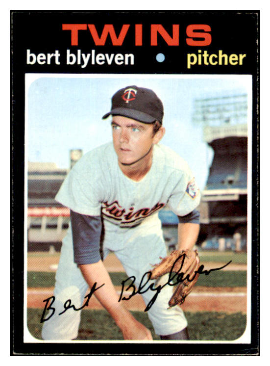 1971 Topps Baseball #026 Bert Blyleven Twins EX 441373