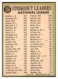 1967 Topps Baseball #238 N.L. Strike Out Leaders Sandy Koufax EX-MT 441440