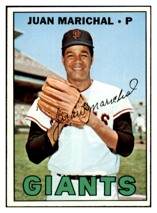 1967 Topps Baseball #500 Juan Marichal Giants EX-MT 441456