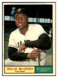 1961 Topps Baseball #517 Willie McCovey Giants EX-MT 441519 Kit Young Cards