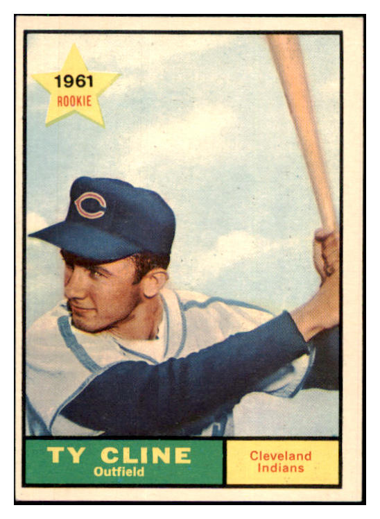 1961 Topps Baseball #421 Ty Cline Indians EX-MT 441541 Kit Young Cards