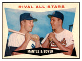 1960 Topps Baseball #160 Mickey Mantle Ken Boyer EX-MT 441545 Kit Young Cards