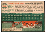 1954 Topps Baseball #050 Yogi Berra Yankees VG-EX 441636