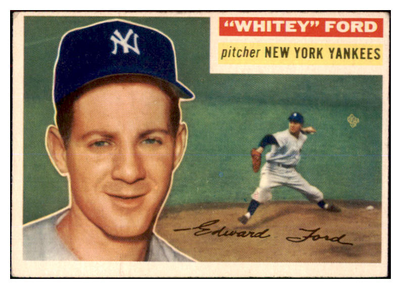 1956 Topps Baseball #240 Whitey Ford Yankees EX+/EX-MT 441650