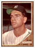 1962 Topps Baseball #065 Bobby Richardson Yankees NR-MT 441662