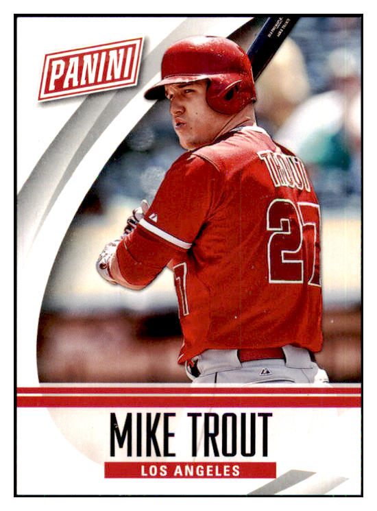 2015 Panini National #001 Mike Trout Angels 441679