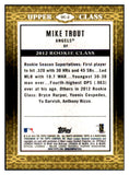 2014 Topps Upper Class #UC-2 Mike Trout Angels 441688