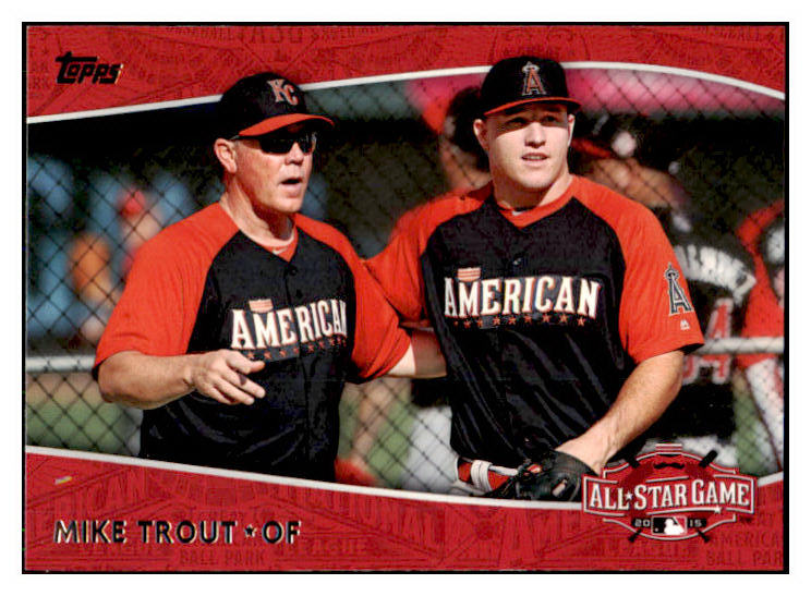 2015 Topps Update #MLB-1 Mike Trout Angels 441689