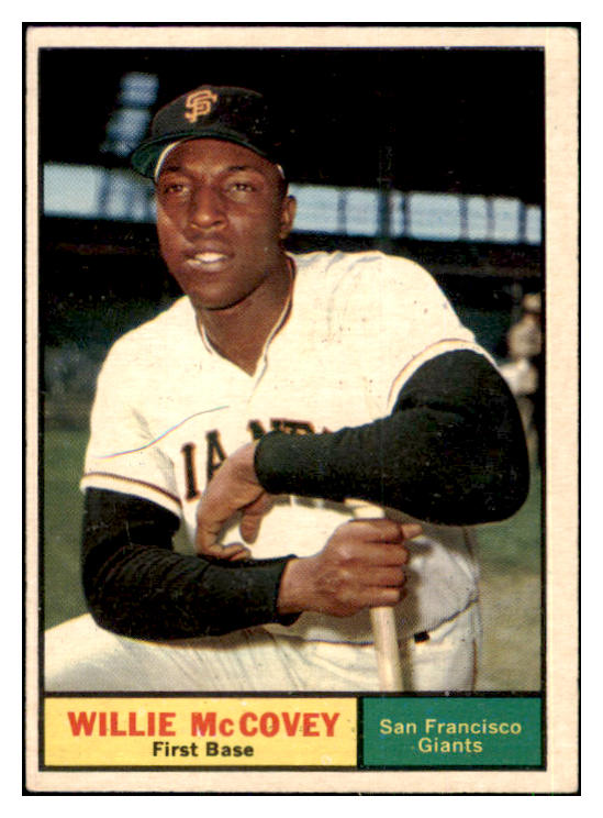 1961 Topps Baseball #517 Willie McCovey Giants EX+/EX-MT 441949