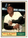 1961 Topps Baseball #517 Willie McCovey Giants EX+/EX-MT 441949