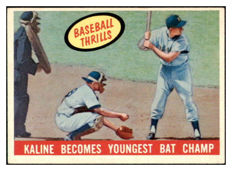 1959 Topps Baseball #463 Al Kaline IA Tigers NR-MT 441958
