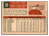 1959 Topps Baseball #030 Nellie Fox White Sox VG-EX 441986