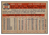 1957 Topps Baseball #090 Warren Spahn Braves VG-EX 442079