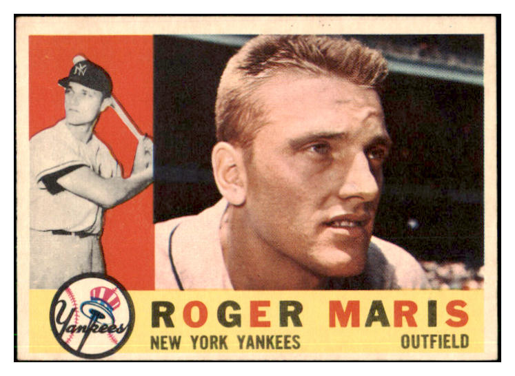 1960 Topps Baseball #377 Roger Maris Yankees EX-MT 442104
