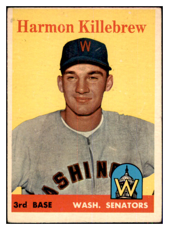 1958 Topps Baseball #288 Harmon Killebrew Senators VG-EX 442143