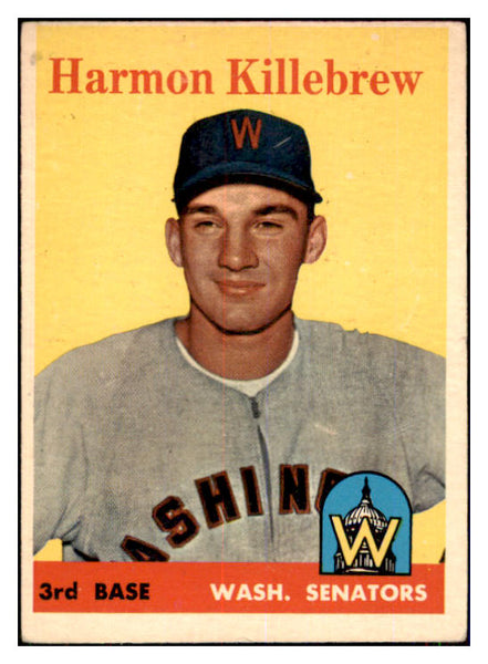 1958 Topps Baseball #288 Harmon Killebrew Senators VG-EX 442143