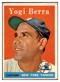 1958 Topps Baseball #370 Yogi Berra Yankees EX 442144