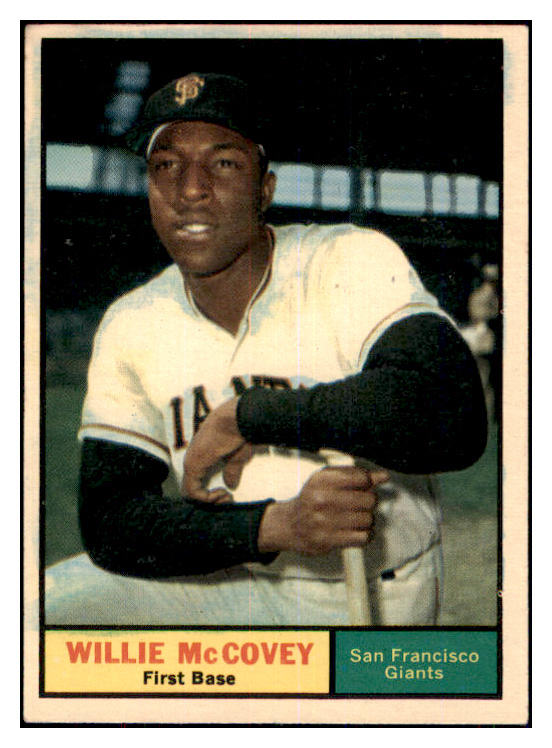 1961 Topps Baseball #517 Willie McCovey Giants EX+/EX-MT 442168